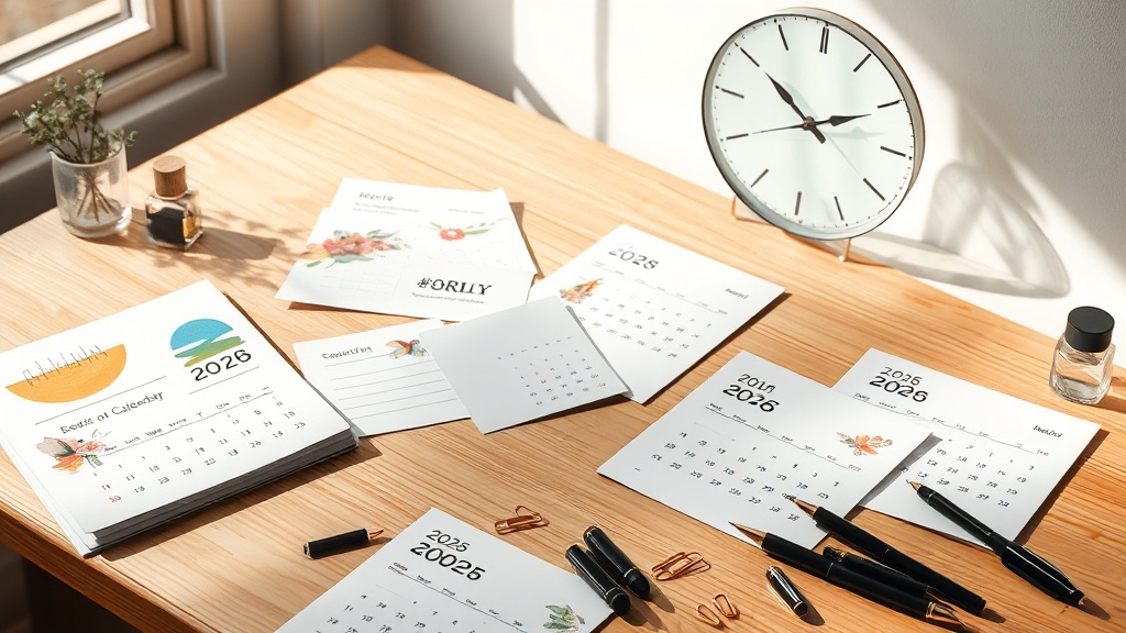 10 Premier Printable 2026 Calendars to Inspire Creativity